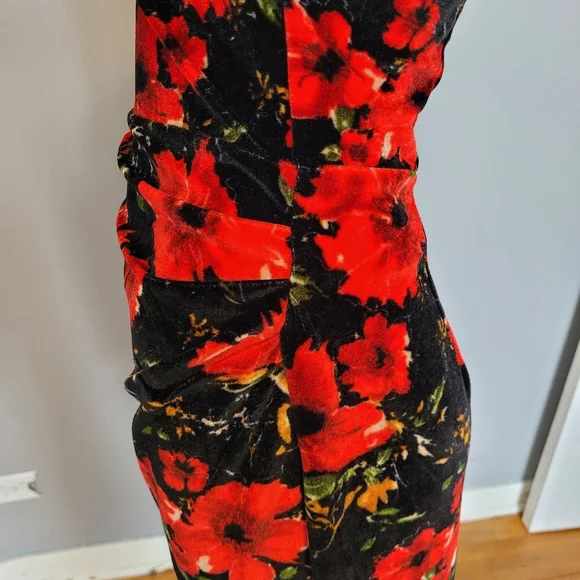 Bettie Page by Tatyana Glam Poppy Pencil Dress, VGUC, Size M - Picture 6 of 7